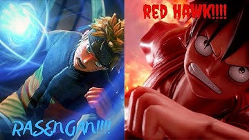 JUMP FORCE gameplay: Luffy, Zoro, Sanji VS. Naruto, Sasuke, Gaara 4k