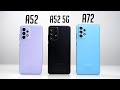 Samsung Galaxy A52 vs. A52 5G vs. A72 - Die wichtigsten Unterschiede & Kaufberatung (Deutsch)