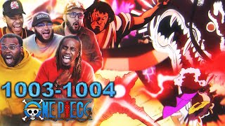 AKAZAYA 9 VS KAIDO BEGINS! One Piece Eps 1003/1004 Reaction