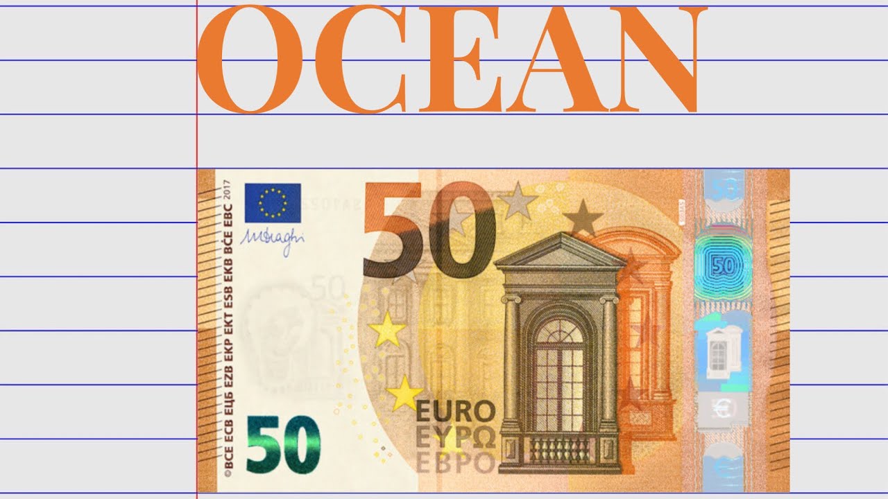 Обзор Купюры 50 Евро (2017 года)