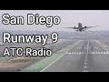 San Diego Runway 9 and 27 Plane Spotting