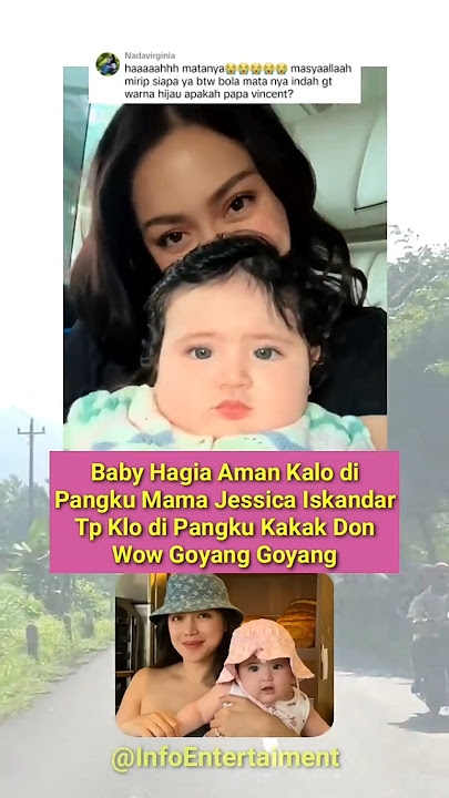 Bayi Hagia Aman diPangku Mama Jessica Iskandar #jessicaiskandar #viral