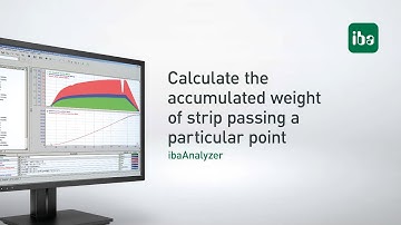 ibaAnalyzer: Calculate the accumulated weight of strip passing a particular point (12)