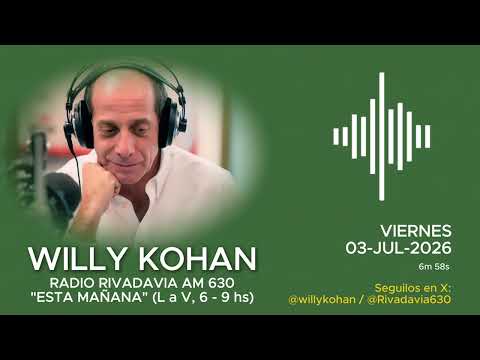 Miniatura del video: Resumen del interesante comentario de Willy Kohan en Rivadavia 630