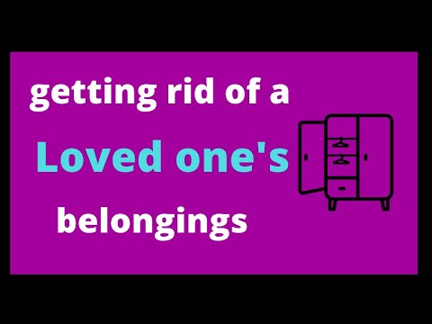 After Death | Getting rid of a loved ones belongings after death | Decluttering when someone dies