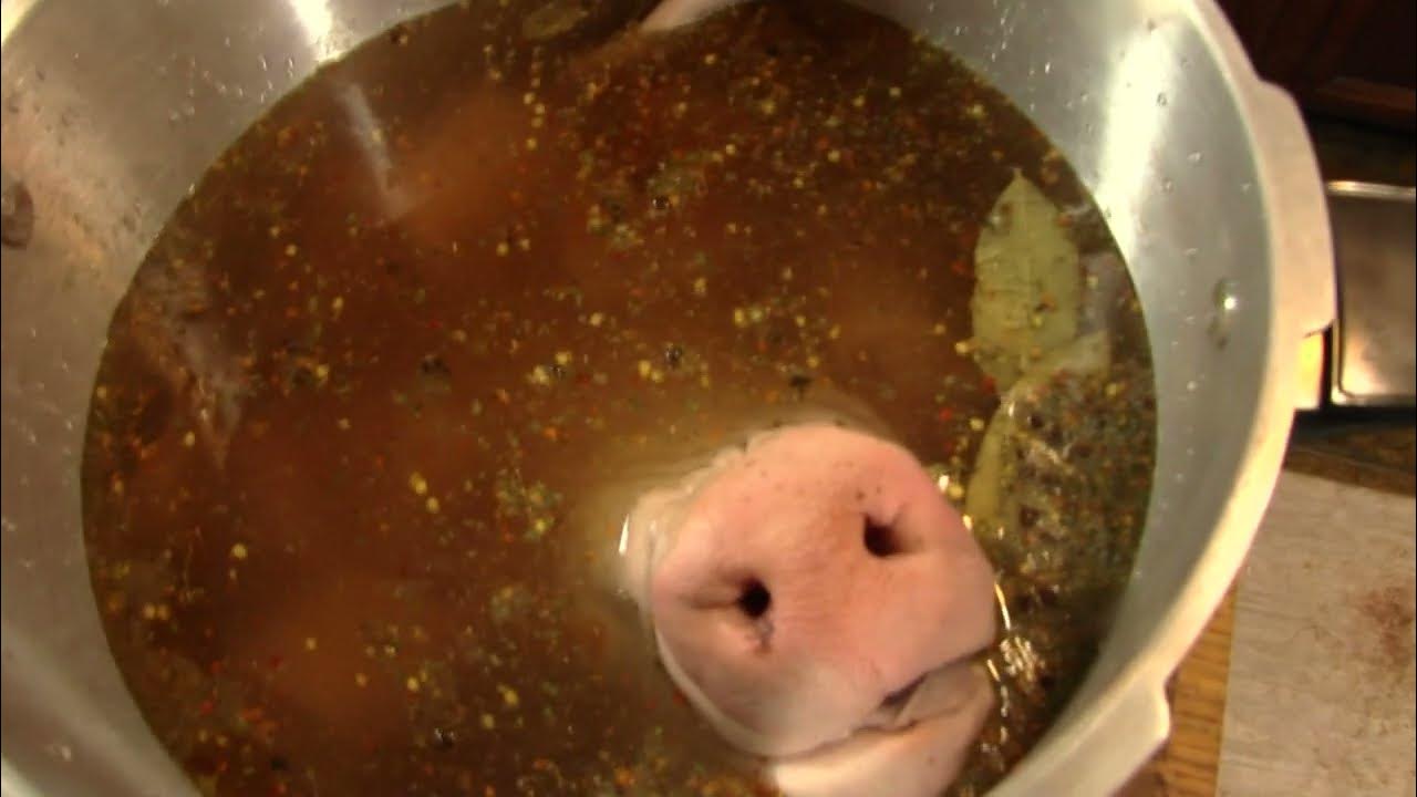 How to make Hog head souse YouTube