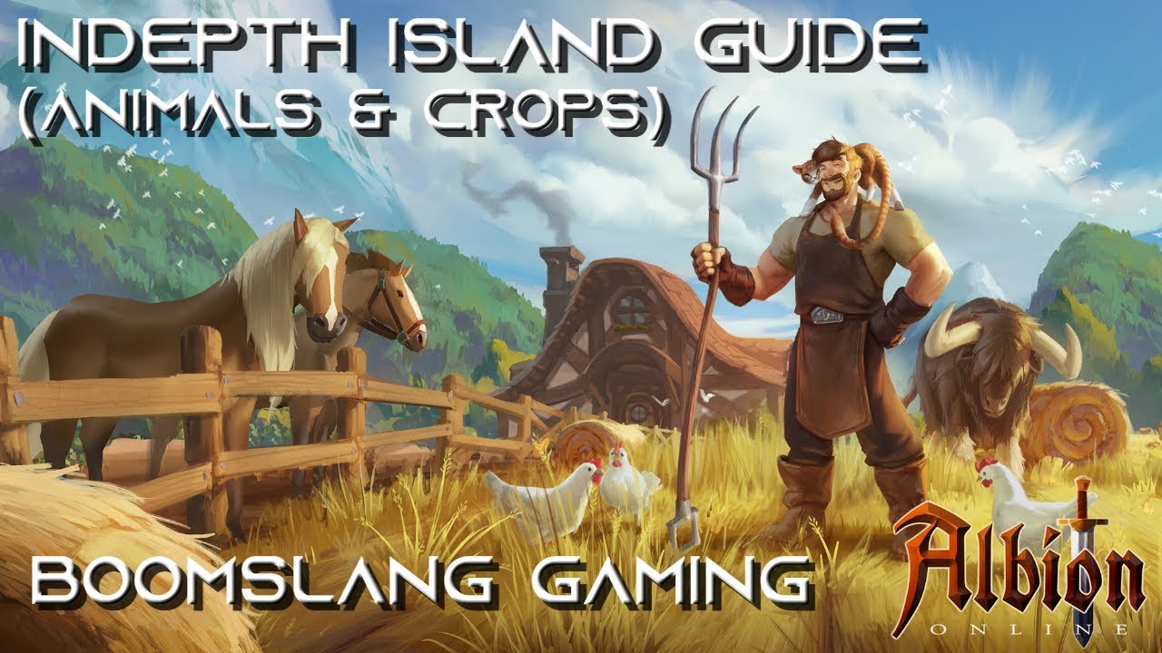 Albion Online F2P Indepth Island Guide (Animals & Crops) YouTube