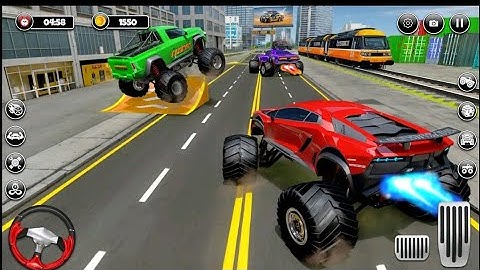 Max Speed 3D Stunt Race Simulator Extreme Car Mega Stunts Ramp Racing Android GamePlay #1