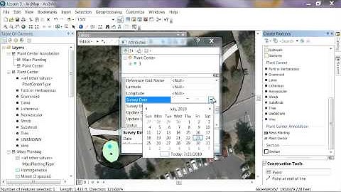 Lesson 3D  Digitizing Features with the ArcGIS Public Garden Data Model
