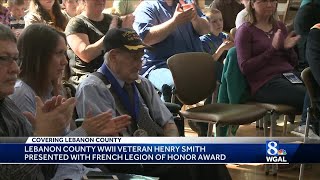 Lebanon County WWII veteran receives French Legion of Honor award