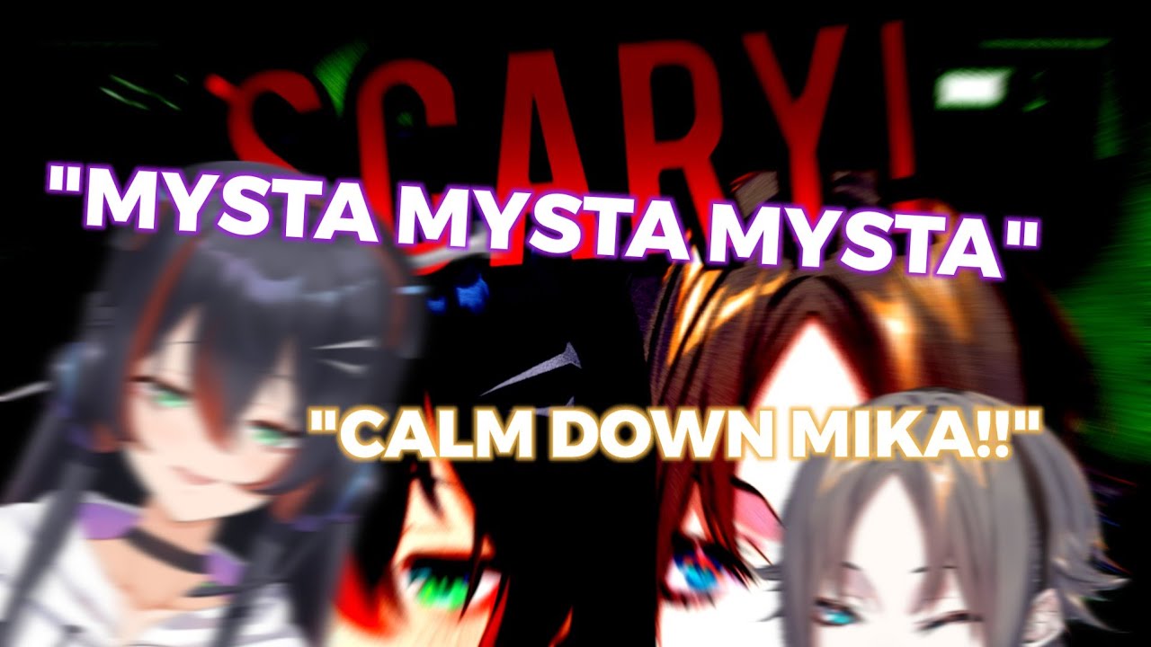 [ENG SUB] Mysta and Mika being scaredy cat buddy in OUTLAST pt. 1 | Nijisanji ID/EN