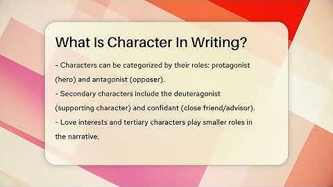 What Is Character In Writing? - The Drama Reel