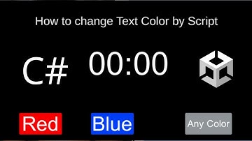How to change Text Color by Script  in Unity #explore #unity #tutorial