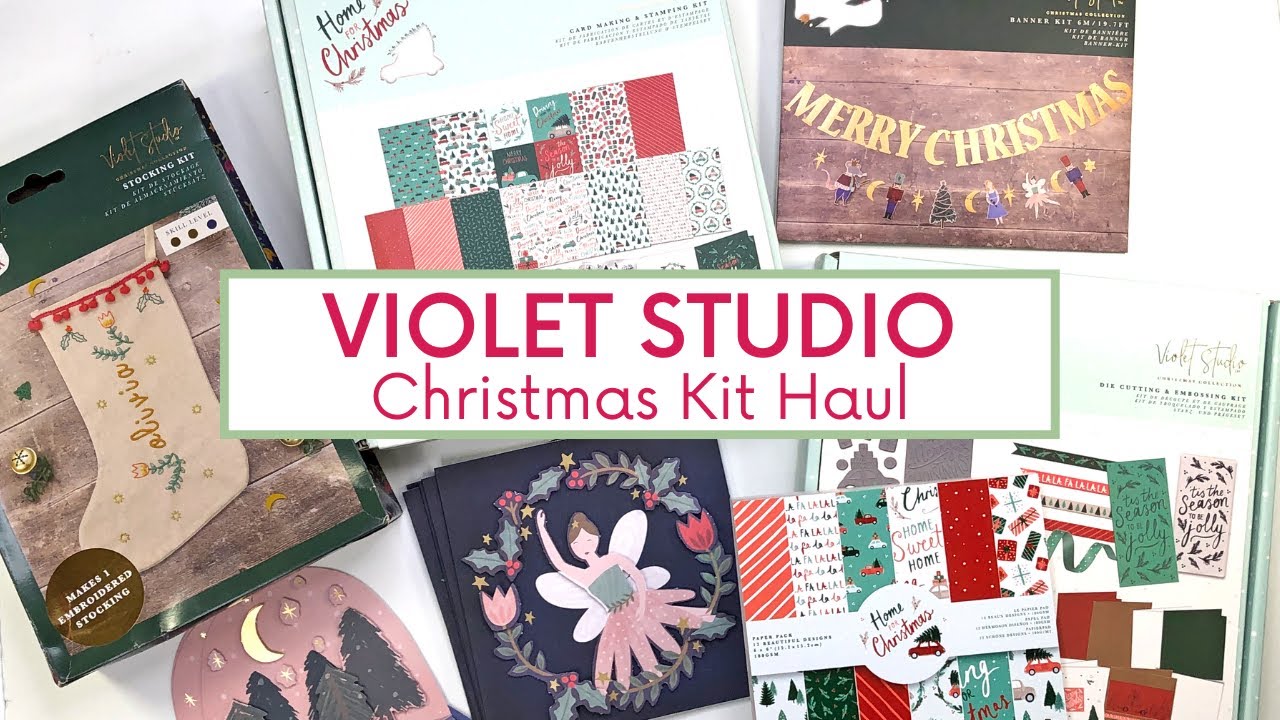 Violet Studio Make Christmas Kit - Tag Making Kit - Nordic - 10pk