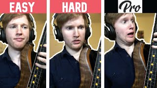 Video thumbnail of "The Five Levels Of JACO PASTORIUS - Easy To PRO"