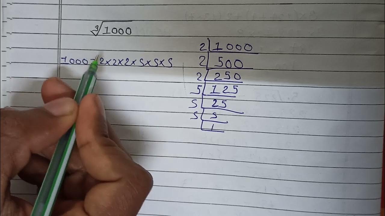 find-cube-root-of-1000-by-prime-factorisation-method-in-hindi-youtube