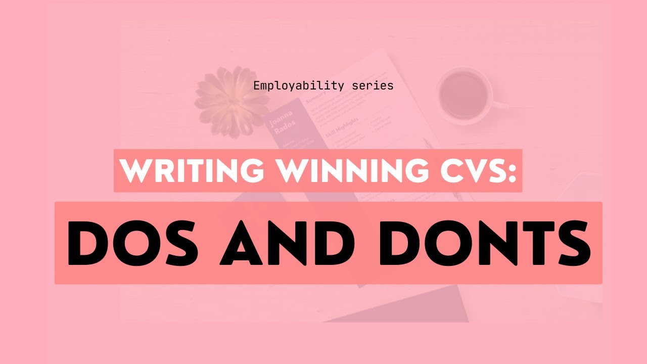 How to Write a Killer CV That Lands You Interviews - YouTube