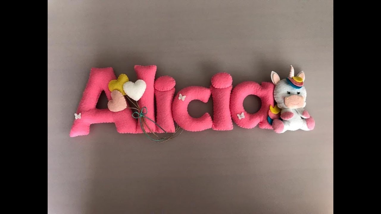 Nombre de fieltro / Tutorial