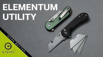 Elementum Utility "Use the whole blade"