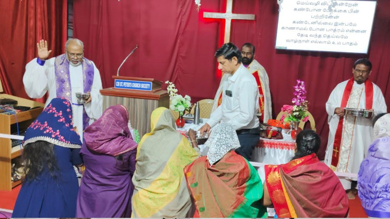 Holy Communion service - CSI St. Peter's Church - YouTube