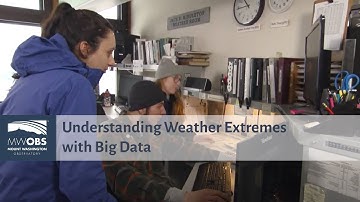 Understanding Weather Extremes with Big Data