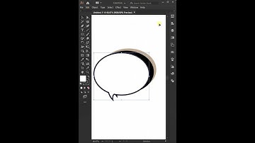 Easy Drawing Speech Bubble Design Idea in Adobe Illustrator