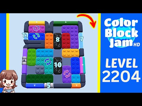 Color Block Jam Level 2204 walkthrough video preview