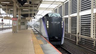 353系S102編成(セカナン)特急かいじ23号甲府行きが武蔵小金井駅を高速通過！