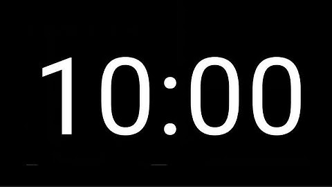 10 Minutes Timer | Countdown ⏱️