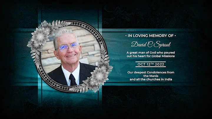 In Loving Memory of Dr. David Sproul | Memorial Se...