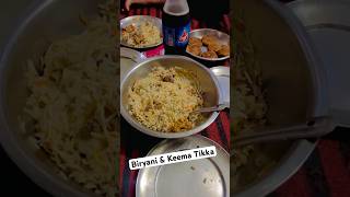 Biryani & Keema Tikka?? biryani biryanirecipe food foodvlog viral shorts