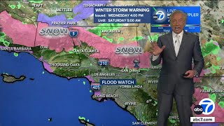 SoCal to see rain, mountain snow again. Here’s what to expect