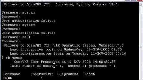 Learning OpenVMS Part 2