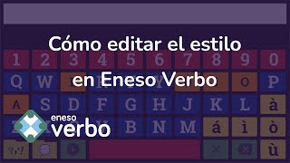 Cómo editar el estilo en Eneso Verbo screenshot 3