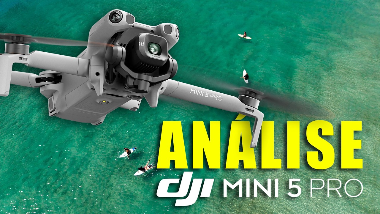 DJI Mini 5 Pro: sensor 1” que GIRA + LiDAR… vale o upgrade do Mini 4 Pro? [ANÁLISE/REVIEW]