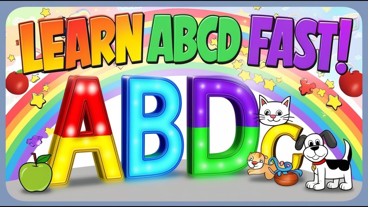 ABCD Drawing Step by Step | Learn Alphabet A to Z for Kids-5 - YouTube