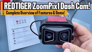 REDTIGER ZoomPix1 ZP1 Triple Dash Cam Review! Day & Night Image Quality, Installation Tips!