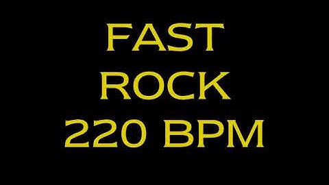 Drum Loops for Practice Fast rock 220 bpm