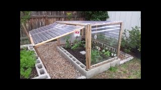 Hey everybody, i figured it is about time to show the mini backyard
greenhouse update now that summer 2017 kicking off. plastic sheeting
was starting ...