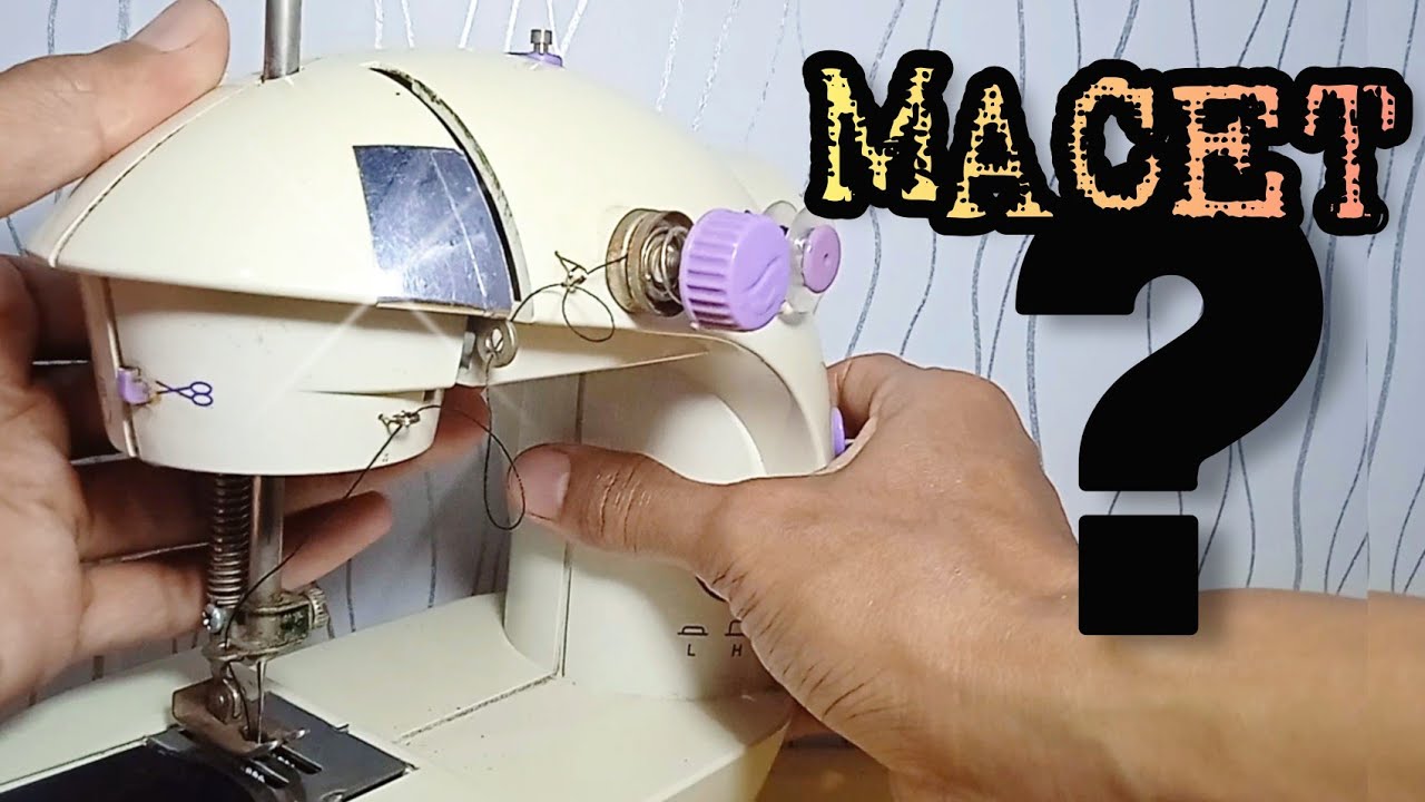 MACET mesin jahit mini portable seperti menabrak sesuatu