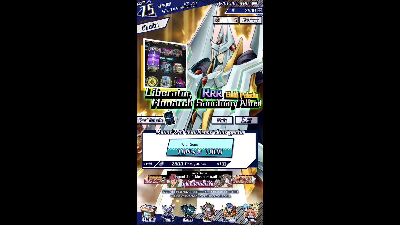 Vanguard Zero: Set 17 Overdress event 20 packs opening