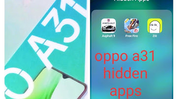 How to hide apps in oppo a31