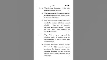 MCS 043  IGNOU December 2019 Question