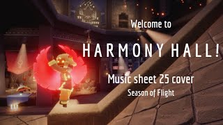 Welcome to Harmony Hall! - Music sheet 25 - Sky: CotL