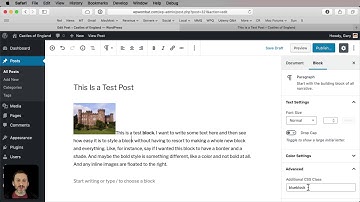 Customizing Blocks With An Additional CSS Class