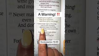 Ecclesiastes 10:20