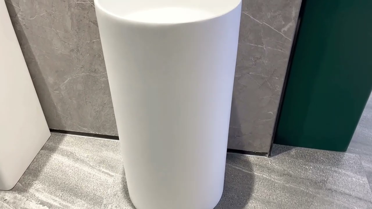 Elegant Black Pedestal Basin Sink: A Modern Twist for Bathrooms