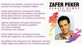 Zafer Peker - Sensiz Sabah Olmuyor (Orijinal Karaoke) Resimi