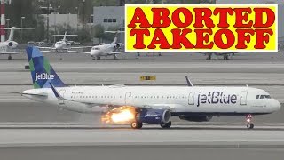 Jetblue Airbus Forced to ABORT TAKEOFF!