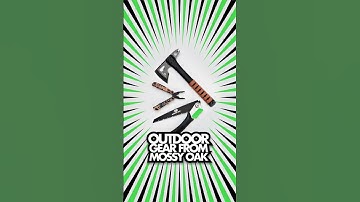 Outdoor gear from Mossy Oak! 🪓🤠🪚 #shorts #outdoors #camping #tools